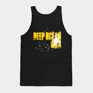 Deep Ocean Retro Abstract Creative Design Tank Top